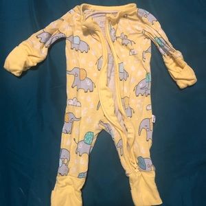 Yellow Elephant LS Zippy